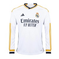 Camiseta Real Madrid David Alaba #4 Primera Equipación 2023-24 manga larga